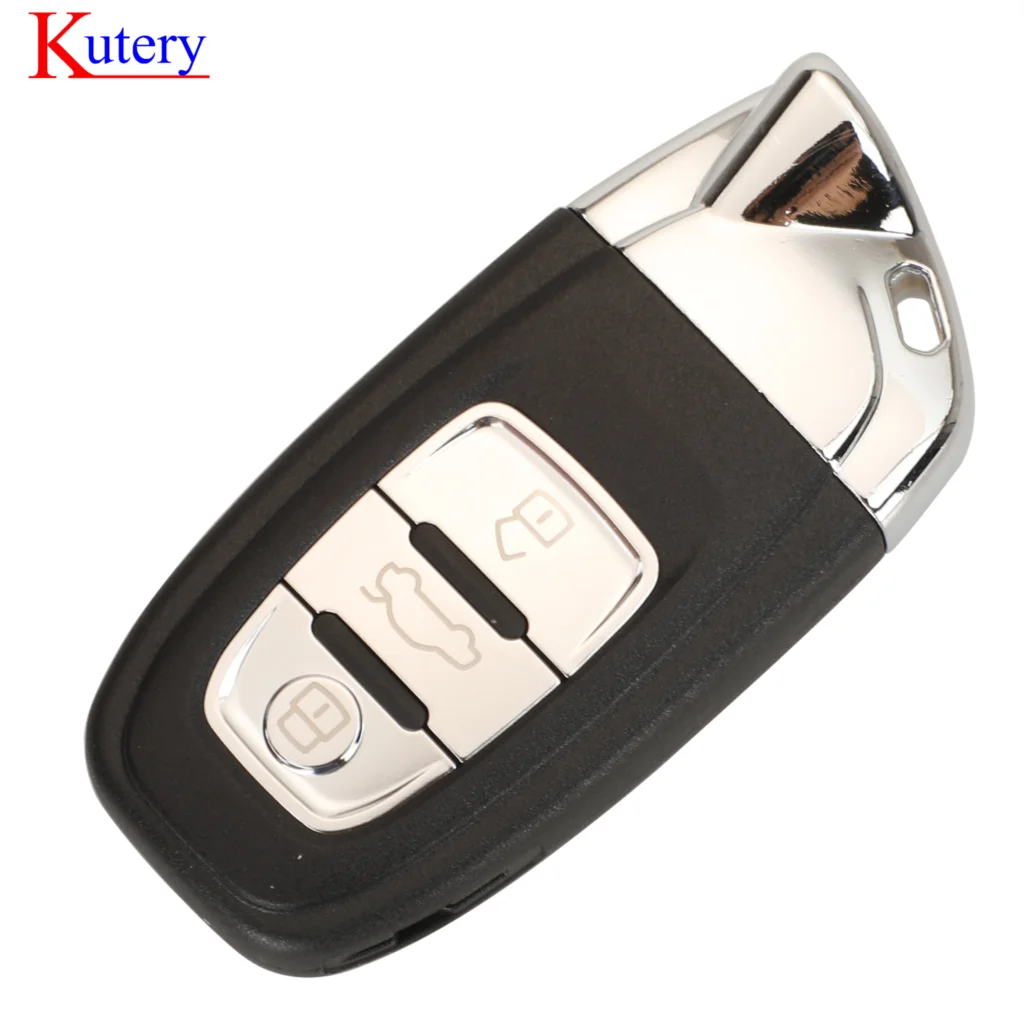 jingyuqin 3 BTN Original Smart Remote Control Car Key Shell Case With Uncut Blade Replacement For Audi Lamborghini A3 A4 A6 A8