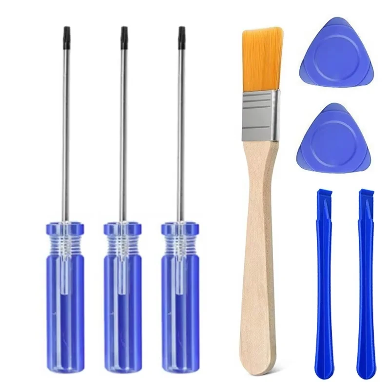 Torx T6 T8 T10 Security Screwdriver Set With Brush And Opening Tool For Xbox One 360 For PS3 For PS4 For PS5 Series Hand Tools