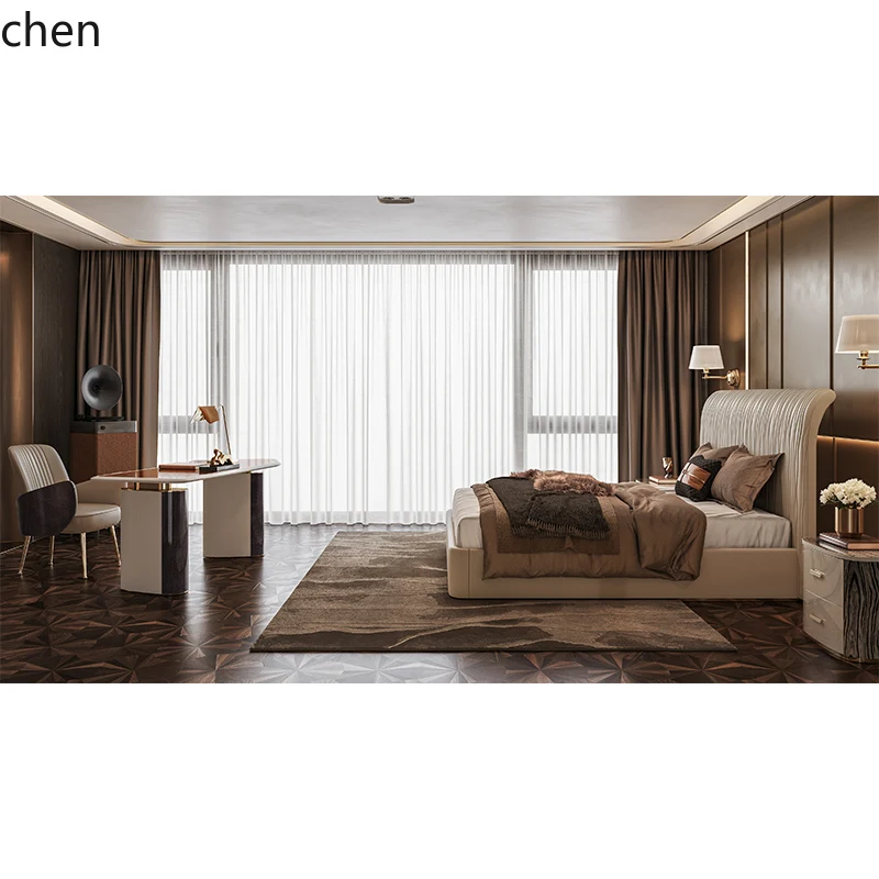 HXL light luxury modern home desk fashionable office high-end villa large flat floor writing