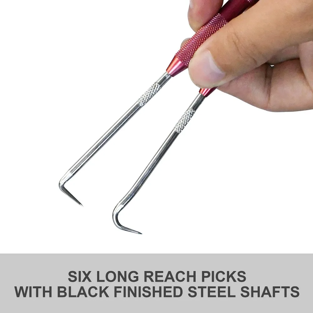 

2pcs Repairing Pick Tool Set for Car Auto Oil Seal Car Hooks Oil Seal Driver Hook Vehicle Screwdrivers Hand Tool Mini Remover