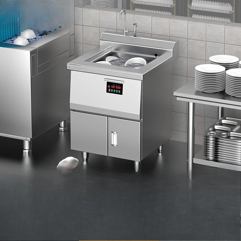 

Ultrasonic dishwasher commercial small hotel restaurant canteen automatic large vegetable washing shrimp washing machine