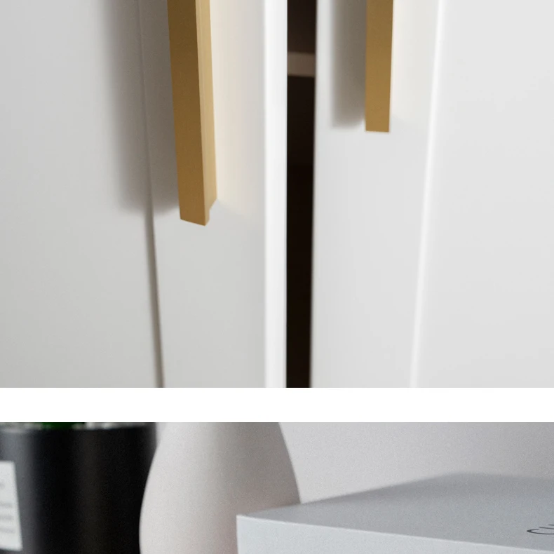 Long brushed brass furniture handle — supplier illustration 12