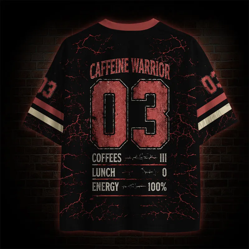 2026 Halloween Retro Gothic Dark Unisex Jersey,Vintage Knight Skull Coffee Graphic,Adult and Kids Available,For Party Festival