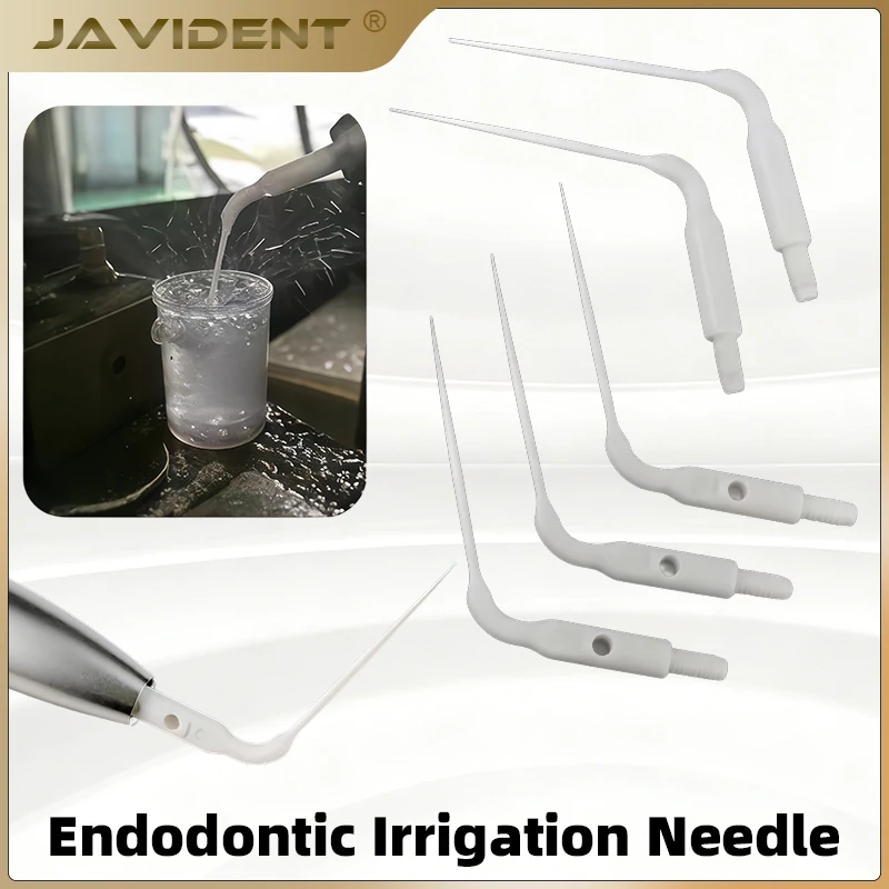 10Pcs Dental Endo IrrigatIon Tip For Root Canal Treatment Sonic Powered Air Scaler Handpiece Plastic Surgical Instrument