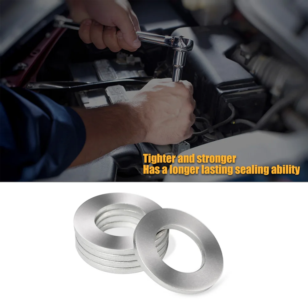 12x21x1.7mm 9043012031 Oil Drain Plug Washer Gasket For Toyota 4Runner PriusAvalon MR2 For Scion iM iQ For Lexus CT200h IS250