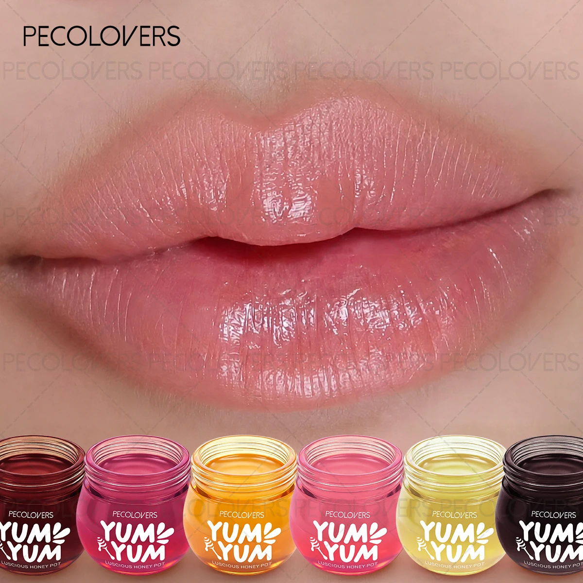 1PC  Moisturizing Hydrating Lip Balm Strawberry Peach Cherry Lip Oil Nourishing Smoothing Lip Lines For Dry Skin Daily Lip Care