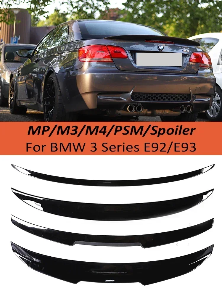 

Carbon Fiber M3 M4 MP PSM Style Roof Spoiler Lip Rear Bumper Trunk Wing Tail Kit for BMW 3 Series E92 E93 2006 -2014 320i 325i