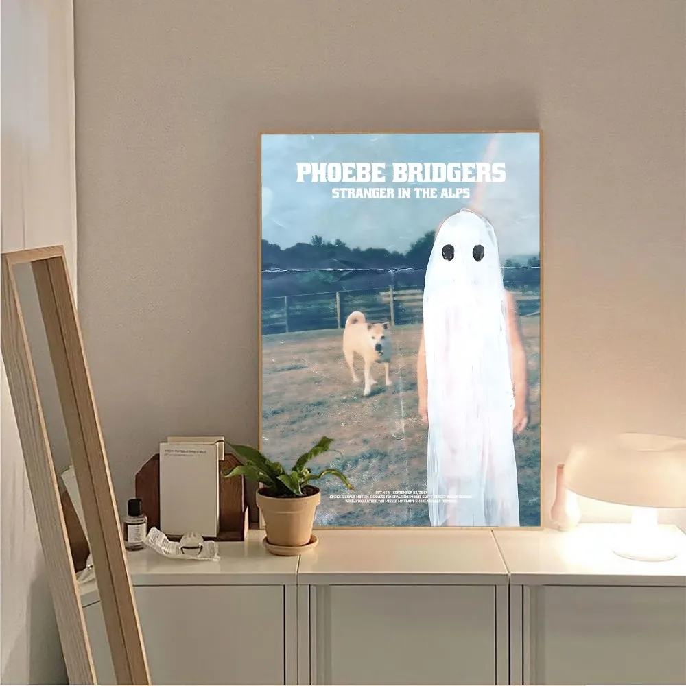 Singer Phoebe Bridgers Hot Music Poster Kraft Paper Vintage Poster Wall Art Painting Study Stickers Big Szie Wall Painting