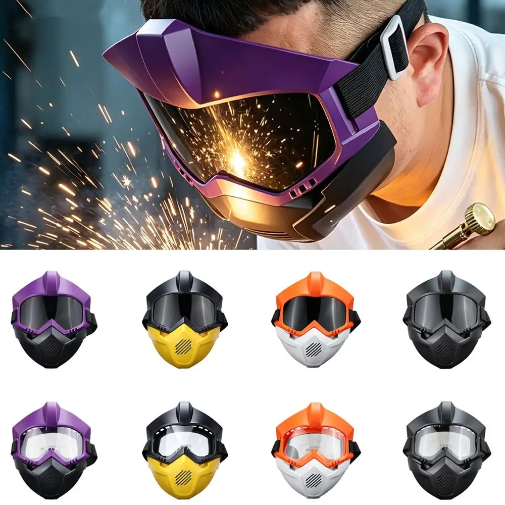 Anti Glare Welder Mask Ventilated Detachable Structure Welding Face Shield Thickened Shell Face Protector Welding Helmet
