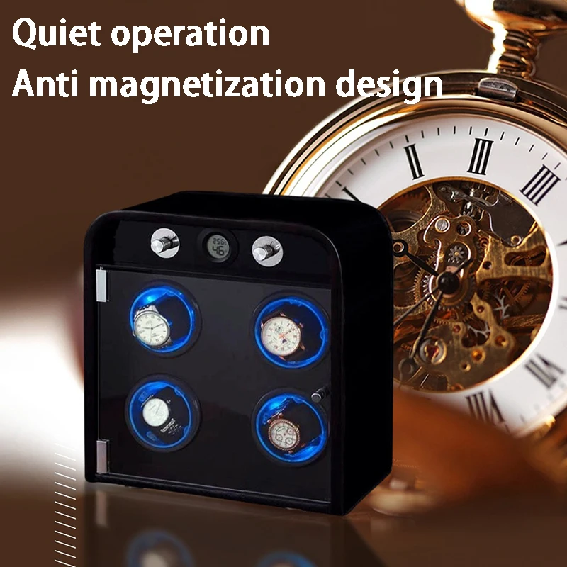 Luxury Watch Winder Automatic Winding Device Mechanical Watch Rotation Swinging Box Men Wrist Watches Storage Organizer Boxes