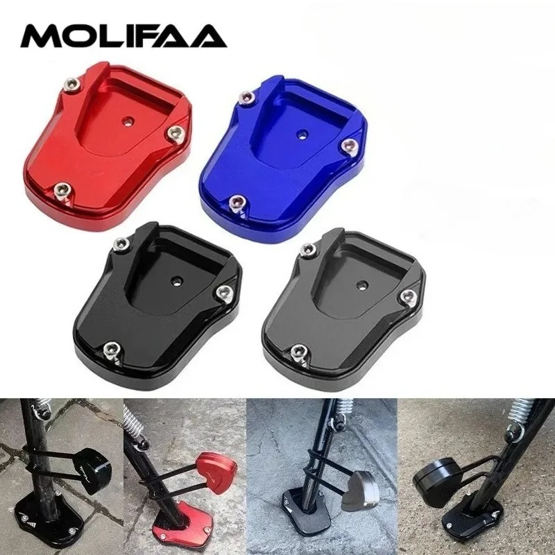Enlarge Plate For Honda RX125 NX125 NS125LA Motorcycle Side Stand Enlarger CNC Kickstand Extension Pad Accessories