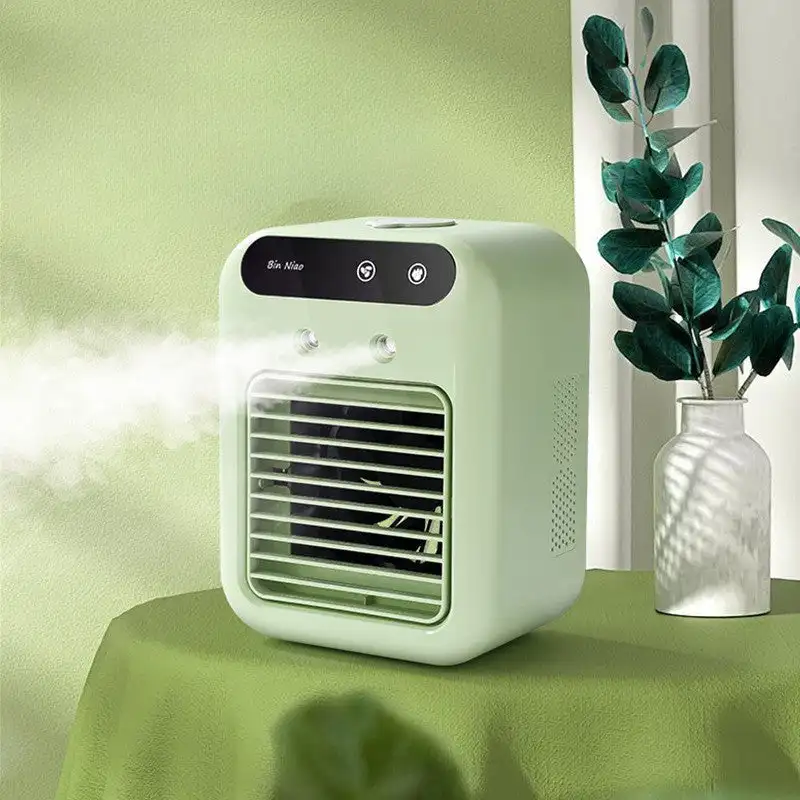 

Mini Portable Air Conditioner with Cooling and Humidification Function,Small household desktop cooling,cooling fan