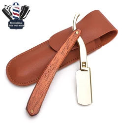 Profession elle manuelle Rasierer gerade Kante Friseur Edelstahl Falt rasierer Männer Rasieren Bart Trimmer Cutter Set
