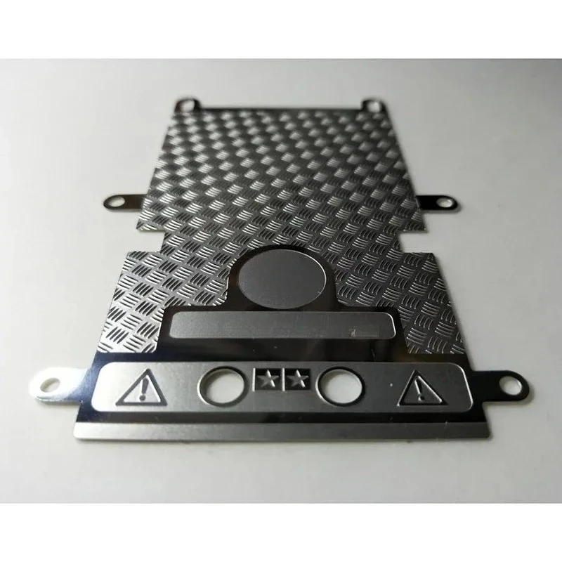Metal Rear Skid Plate Silvery Checkered Board for 1/14 Tamiya RC Truck Car ACTROS 3363 1851 AROCS 3348 56348 56352 56335 Diy