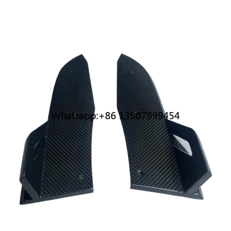 Top Material Dry Carbon Fiber Larte Design Rear Bumper Corners For F96 X6M Diffuser Sides Canard