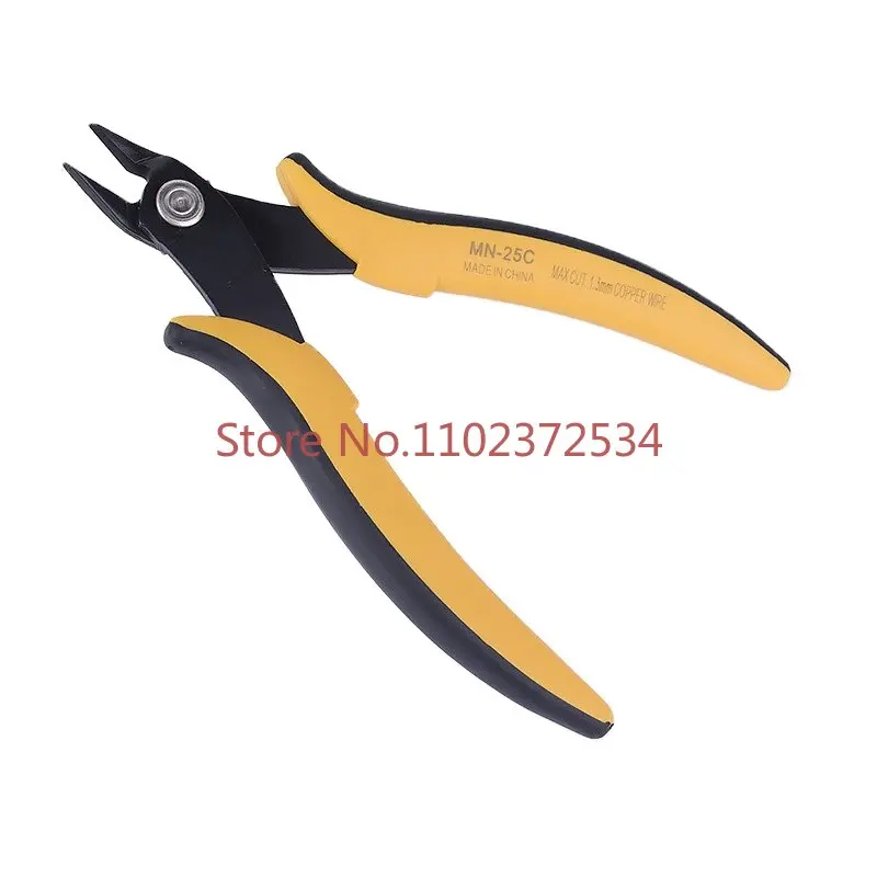 5PCS-MN-25C Cable Wire Side Cutter Wire Stripper Diagonal Pliers Jewelry Making Hand Electrical Beading cutting hard wire 0.6mm