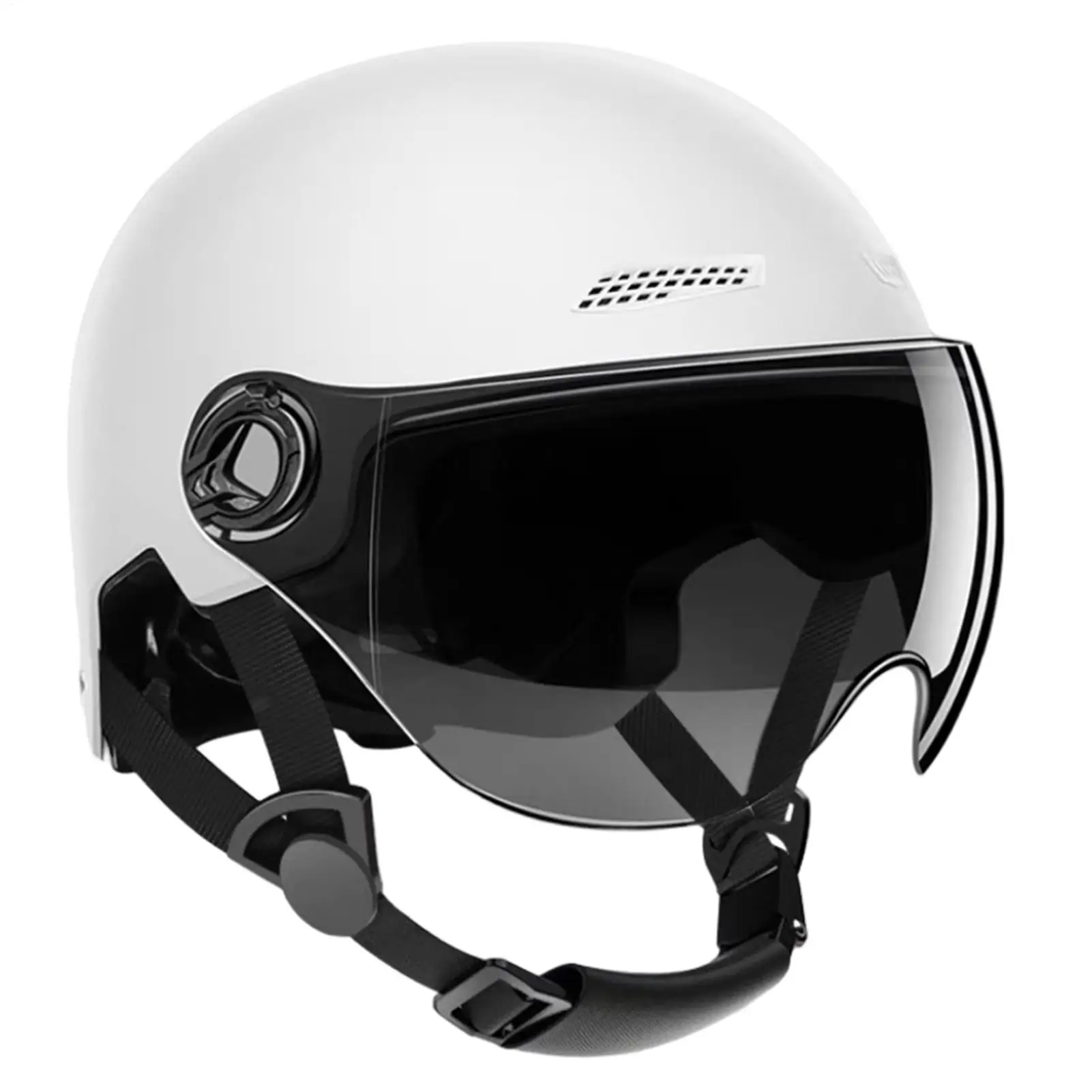 Quick Release Motorcycle Riding Helmet Head Protection With Sun Visor Open Face Cycling Helmets Breathable Head Safety Protect
