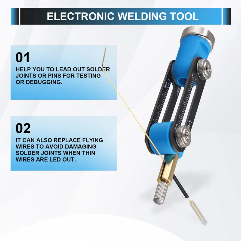 Timing Signal Flying Lead Data Repair Test Gold-Plating PCB Multimeter Needle DIY Circuit Board Electronic Welding Tool