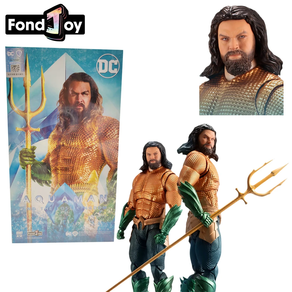 

Genuine Fondjoy DC Aquaman Action Figures Premium Movie Superhero Toys Collectible Display Ornament Birthday Gift for Collectors