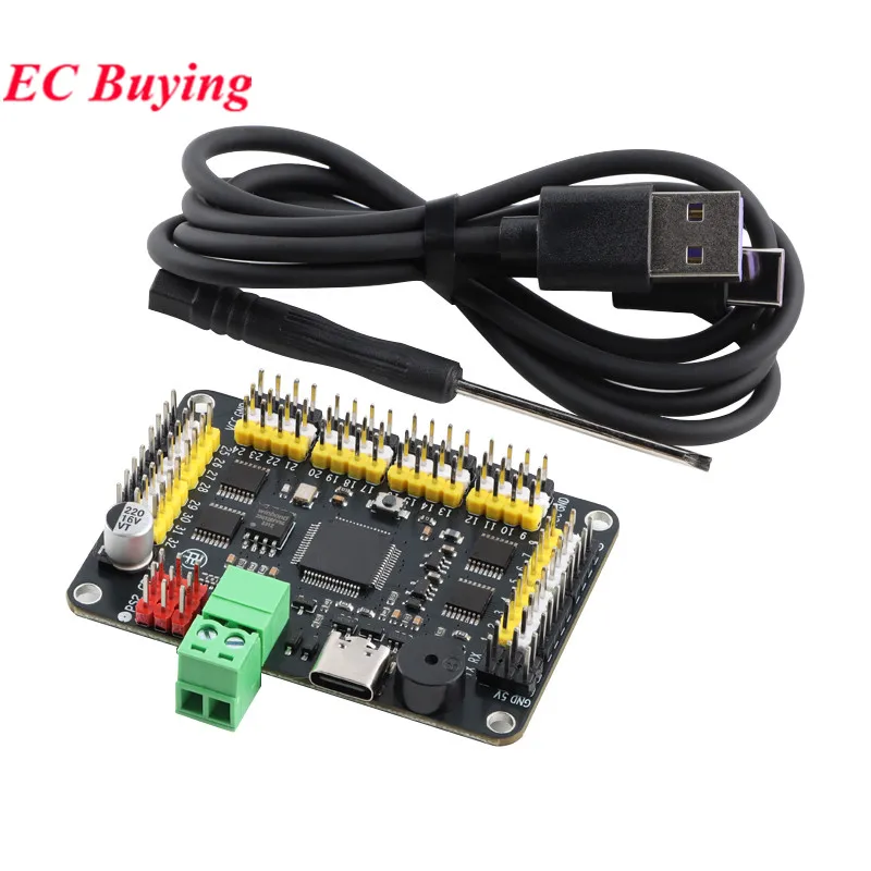 

32 24 16 Channel Robot Servo Control Board Module Servo Motor Controller PS-2 Wireless Control USB/UART Connection Mode
