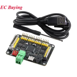 32 24 16 Channel Robot Servo Control Board Module Servo Motor Controller PS-2 Wireless Control USB/UART Connection Mode