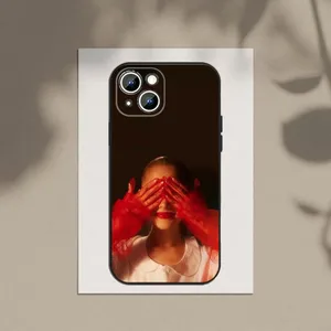 A-Ariana G-Enkelin SIM und Telefonabdeckung für Apple iPhone 15,14,13,12.11, XS, XR, X, 8,7, Pro, Max, Plus, schwarzer Silikon-Umhang 6 Hauptverkäufe Ariana Grande Fall - №2