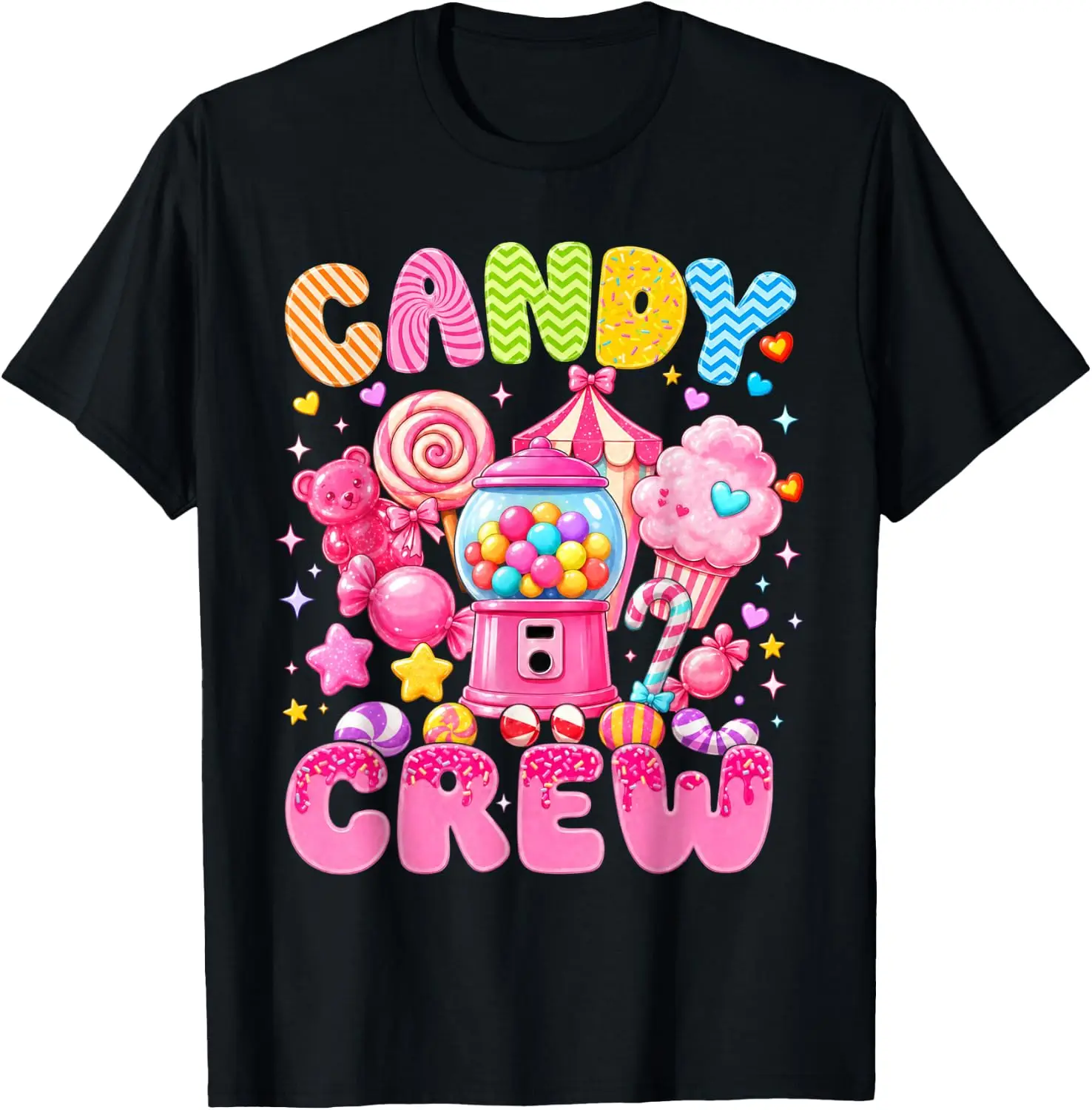 Crew Costume Women Candy Land Sweetie Girls Kids T-Shirt