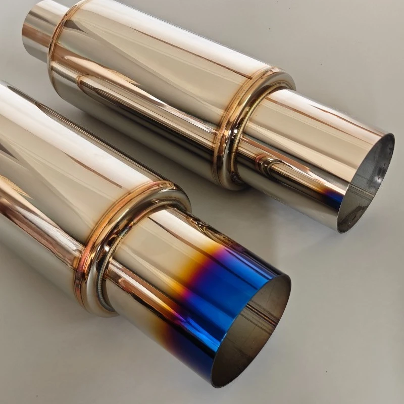 Modified exhaust pipe/automotive general sports car sound straight tube/straight drum stainless steel sports car sound wave