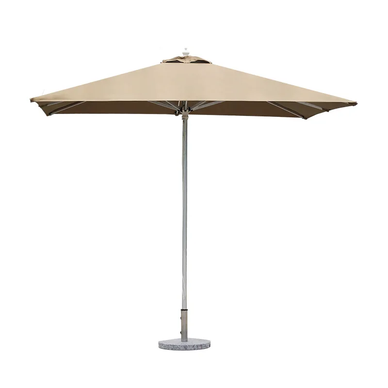 Outdoor single top square hanging edge sunshade umbrella Garden terrace Beach sun umbrella