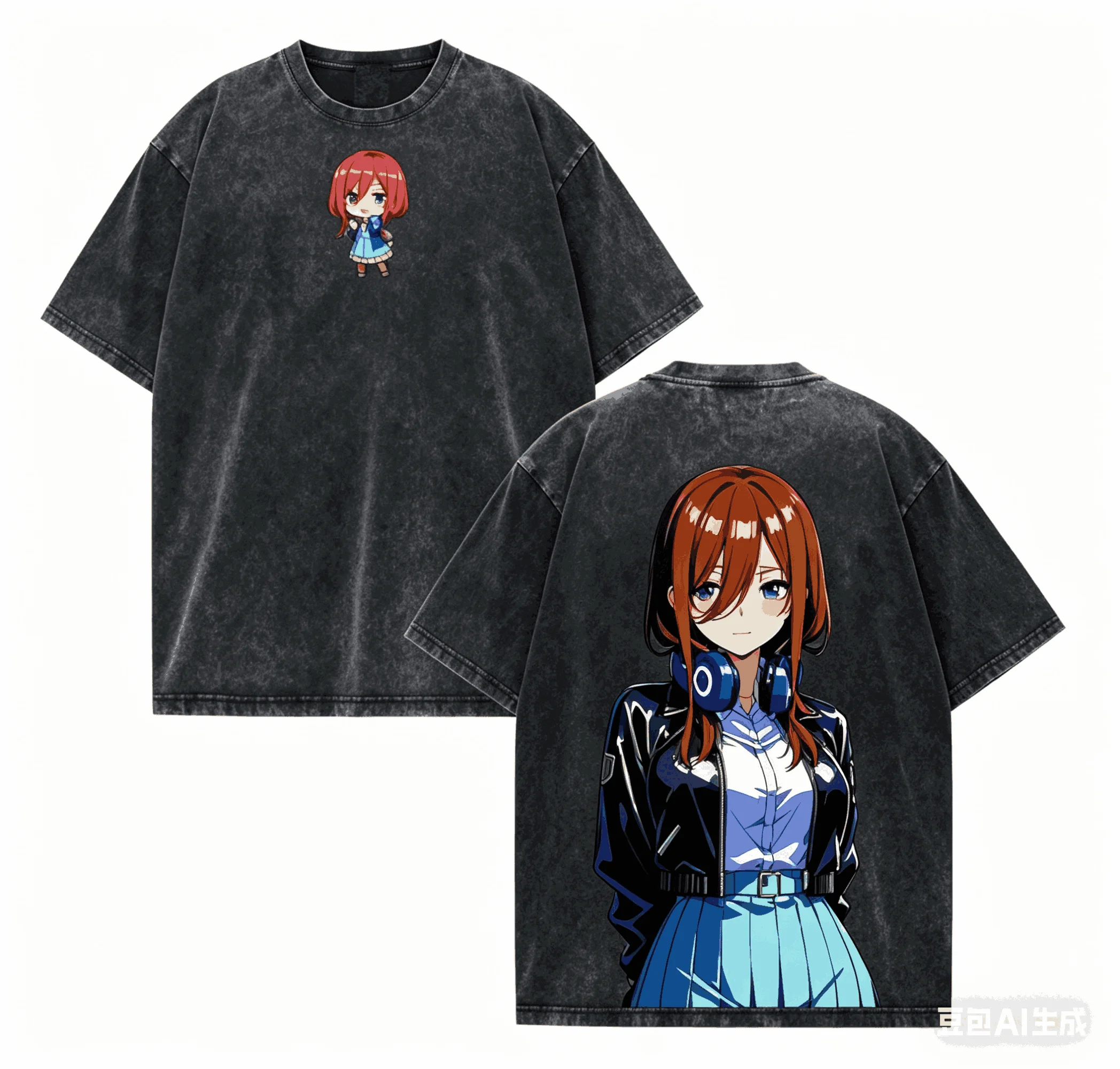The Quintessential Quintuplets Washed T-shirt 2026 New Model personality Clothes shirt Year round clothing Streetwear Trendy tee