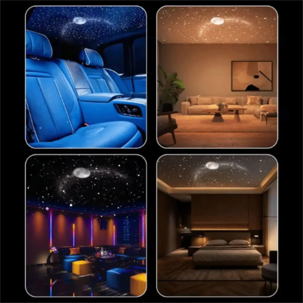 High-definition Galaxy Star Projector 360 Adjust Flexible Gooseneck Night Light Projector Smart Dynamic 360° Rotate