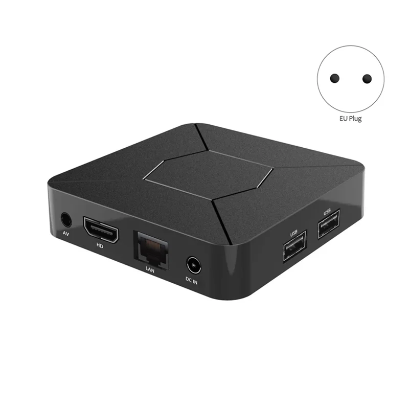 Q5 Mini Smart TV Box 2,4G/5G WIFI BT5.0 2G 8G 100M Android 10,0 TV BOX reproductor multimedia Allwinner H313 4K HDR enchufe europeo duradero