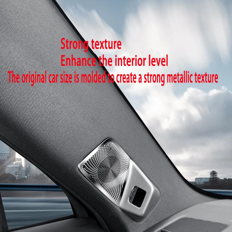 Suitable For Equation Leopard Titanium 7 Front Pillar A-pillar Metal Horn Cover Interior Modification Accessories