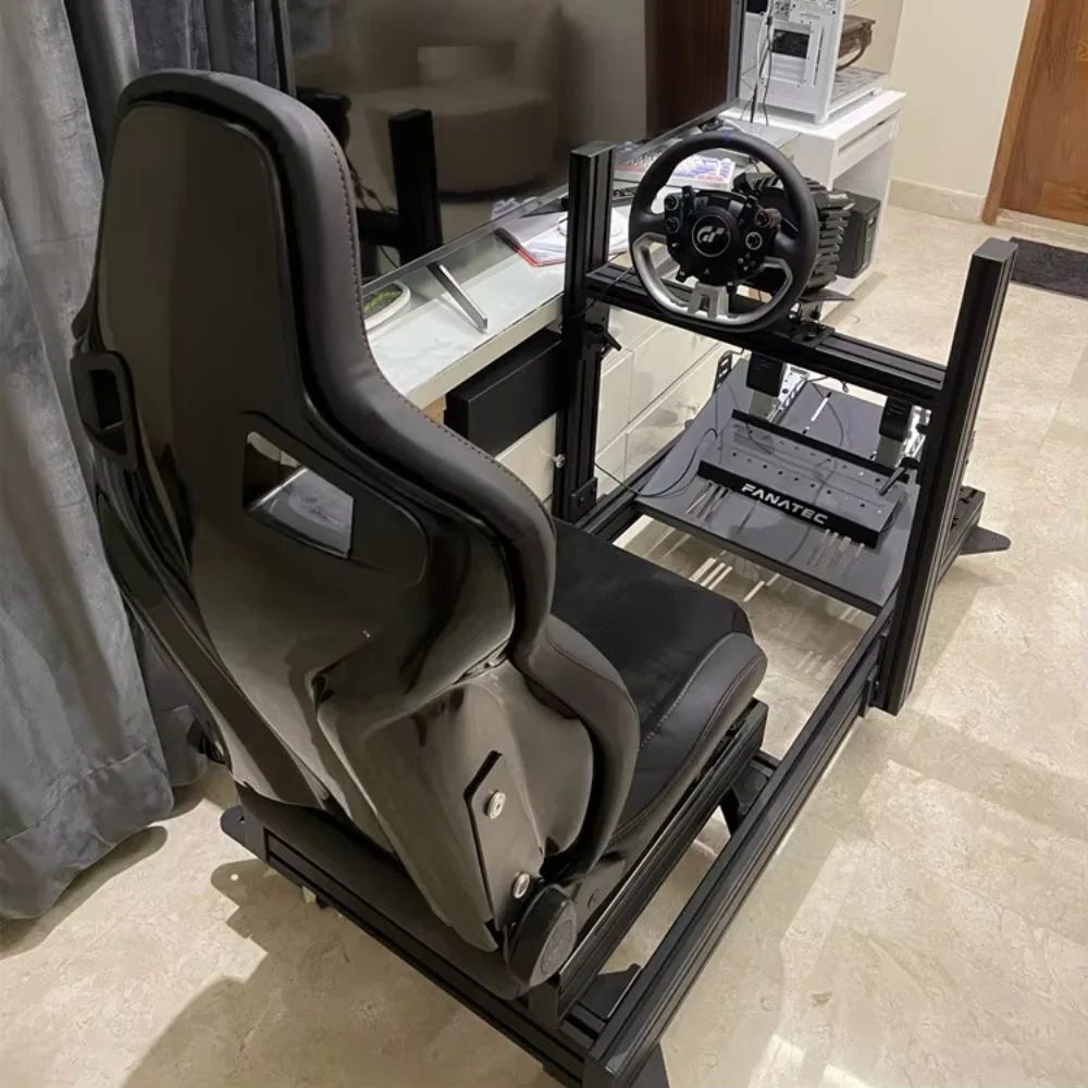 

Горячая новинка 2026: Гоночный симулятор-кокпит из алюминиевого профиля для автосимуляторов, игровая консоль, оборудование для настройки сидений