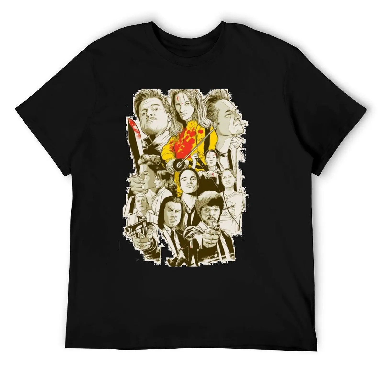 personnages-de-tarantino-t-shirt-homme-graphique-t-shirt-homme-t-shirt-de-luxe-drole-t-shirts-humour-fonce-t-shirt