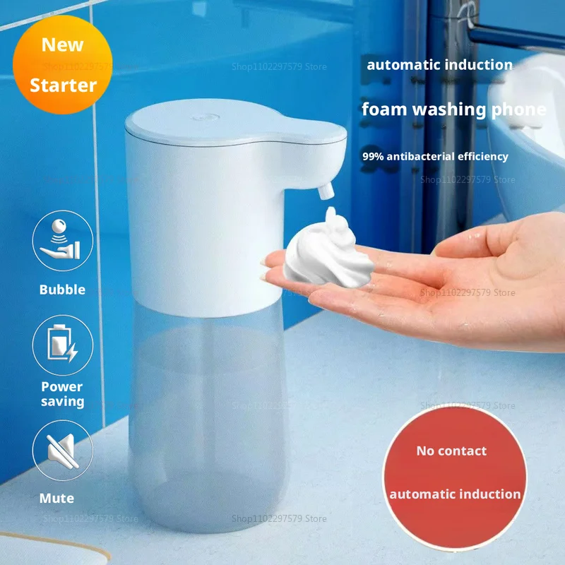 Automatic Soap Dispenser Soap Foam Dispenser Smart Sensor Soap Dispenser Contactless USB Charging 350ml Hand Sanitizer Machine