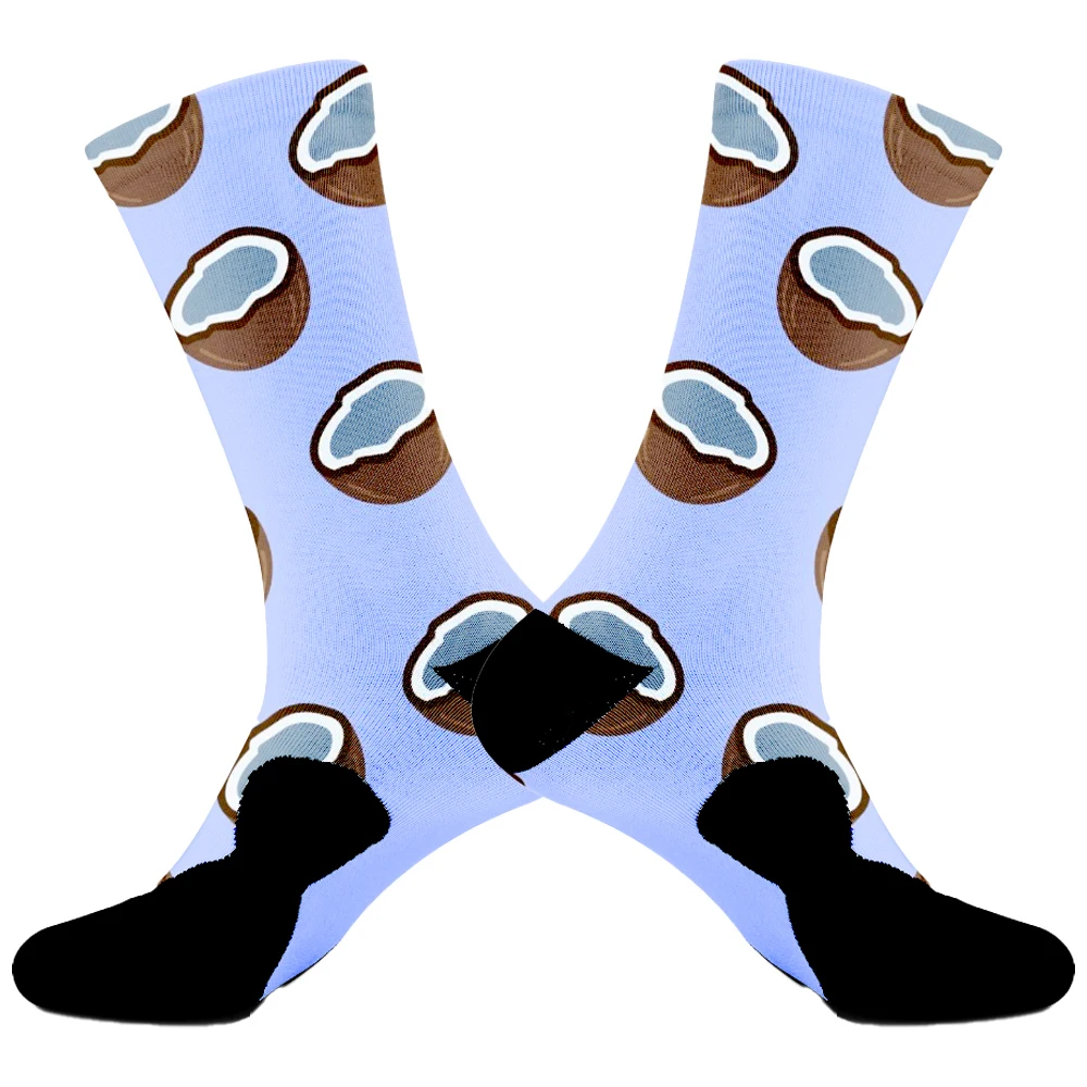 New Fashion Mens Socks  Cartoon Socks Seahorse Crab Shrimp Coral Socks Trend Male Stockings Funny Socks