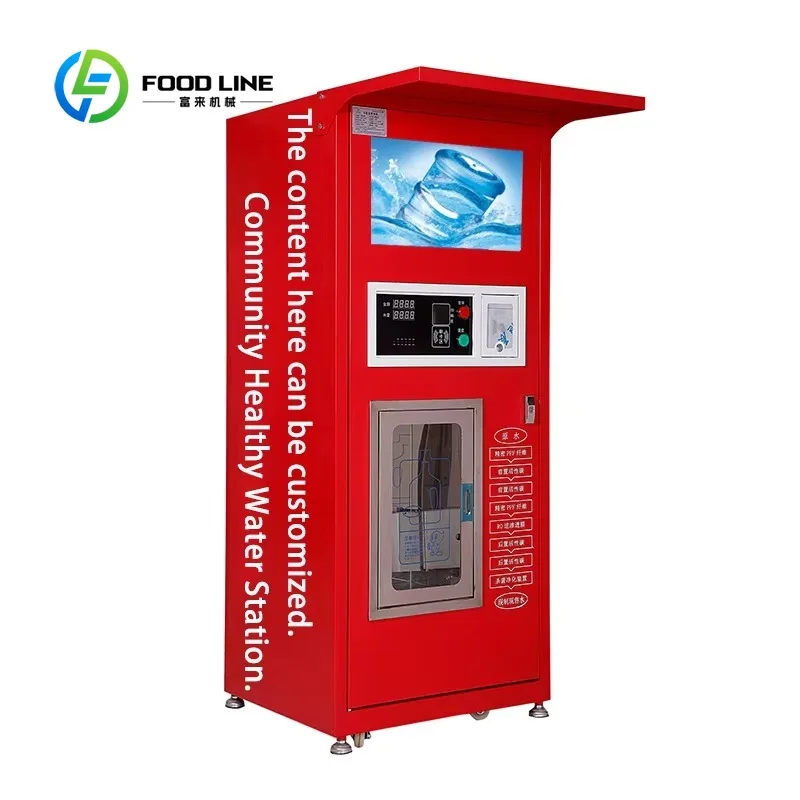 

Commercial purified water vending machines with coins and card payments