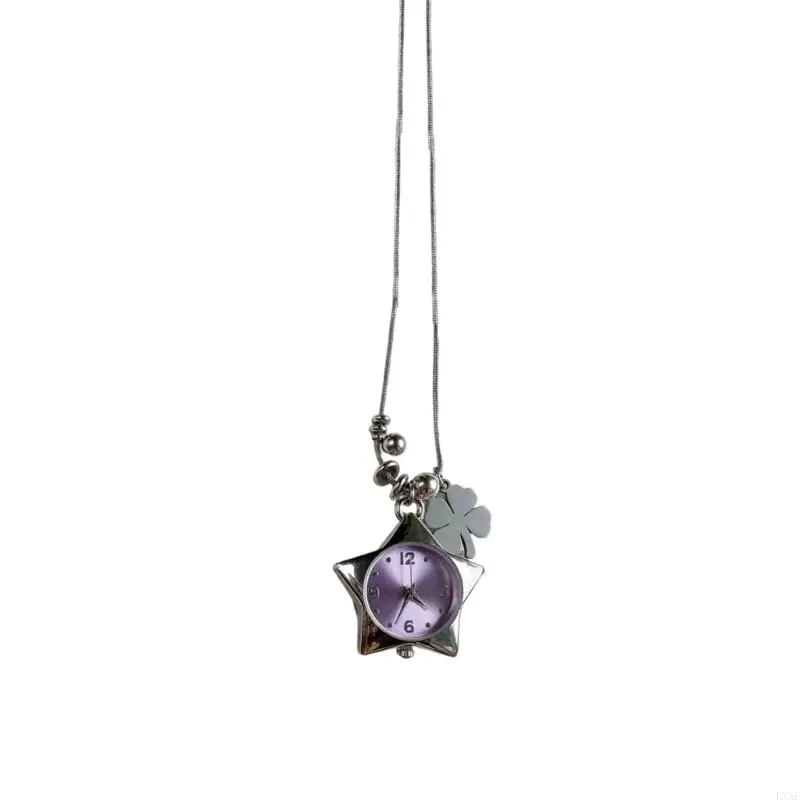 Elegant Four Grass Necklace Stainless Steel Jewelry Representing Luck Gift