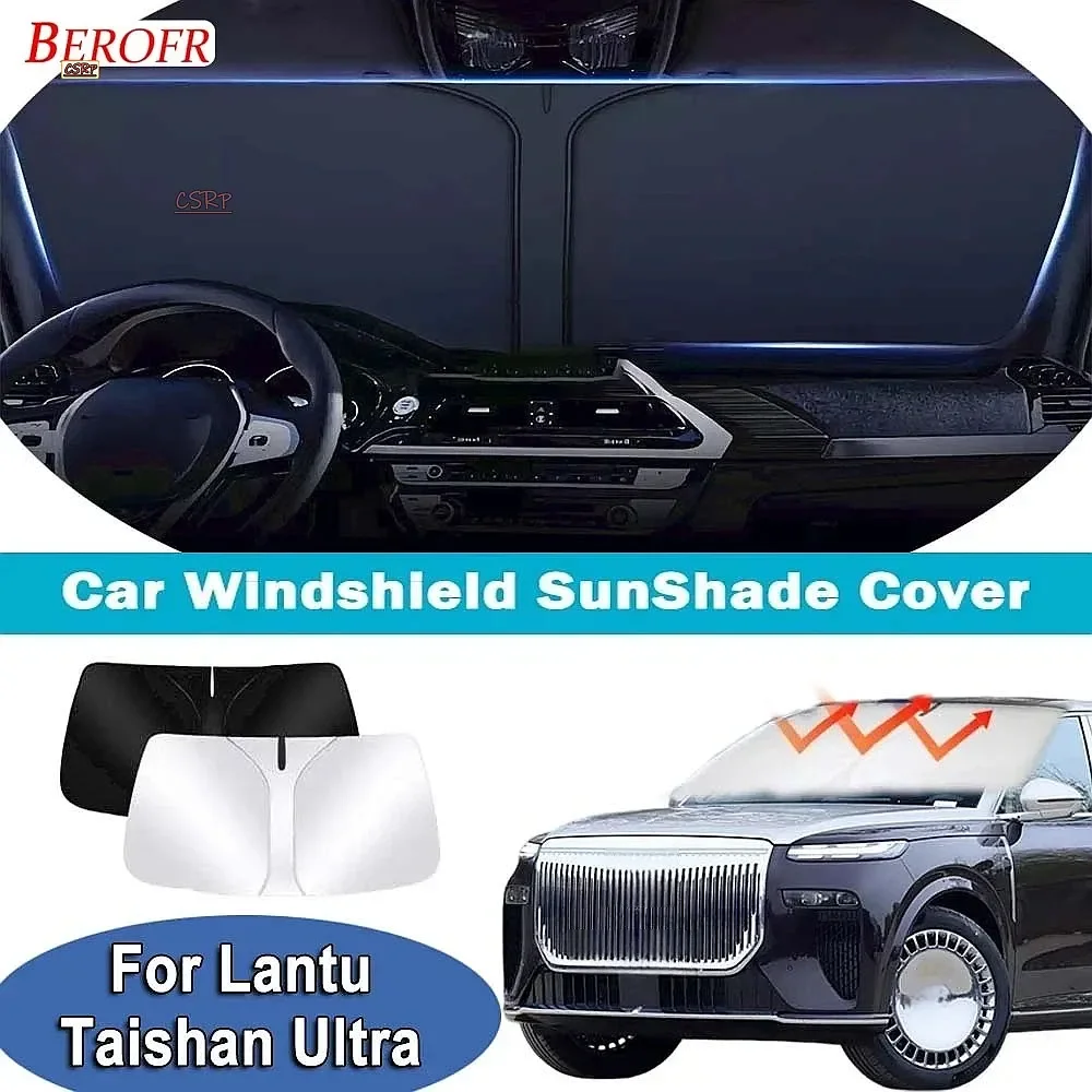 For Lantu Taishan Ultra 2025-2026 Car Windshield Sunshade Cover Front Window Sun Shade Heat Insulation Summer Auto Accessories