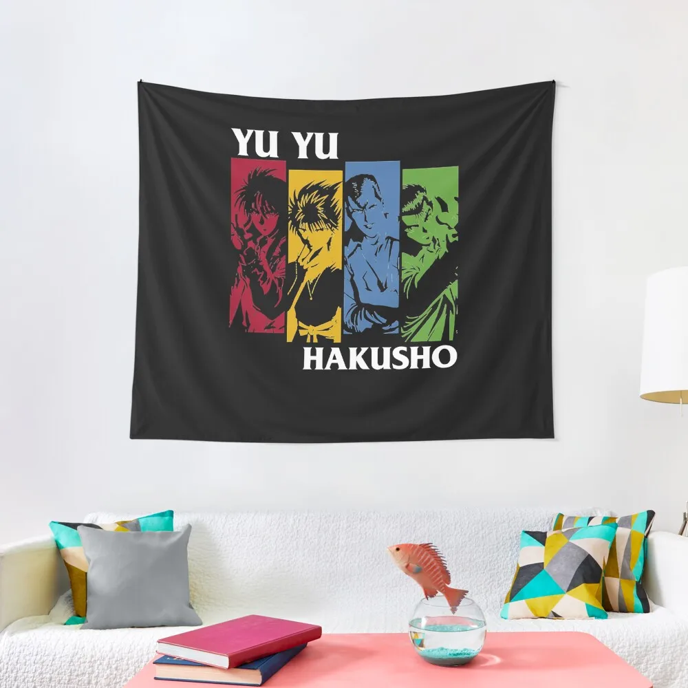 

Adaptive Spirit World Detective Investigating Ghosts Retro Hakusho Art Yuyu Anime Gift For Fans Cute Tapestry