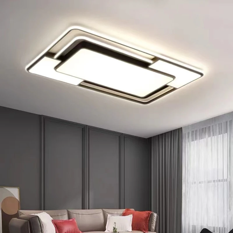 

Living Room Ceiling Lamp Bedroom Ceiling Chandelier Light Modern LED Lights for Room Square Room Decor Dimmable Study