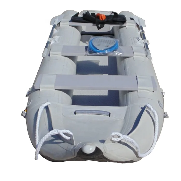 2025 Hot Sale Goethe Goboat GTK370 12ft Inflatable Kayak Fishing Rowing Drifing Surfing Boat With Aluminum Boat Seat
