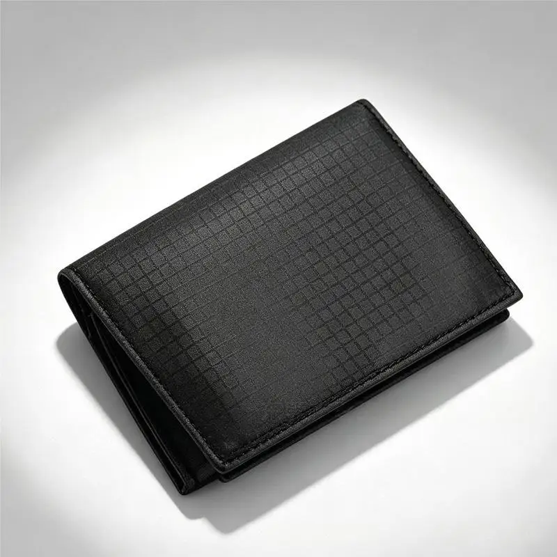 2026 Black Slim Belt Wallet Zero Bulk Anti Theft Belt Clip Hook And Loop Hidden Compartment