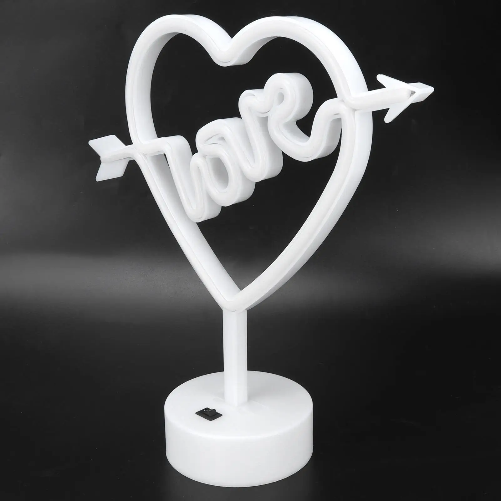Heart Shape Neon Sign Night Light for wedding Party Kids Room Living Room Powered by USB/Battery