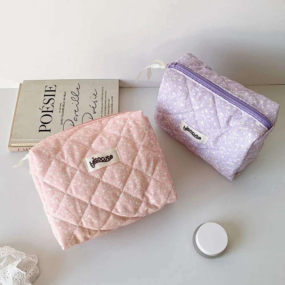 Cotton Stationery Bag Large Capacity Desktop Storage Cosmetic Bag Jewelry Storage Multifunctional Pencil Pouch Stationery Holder
