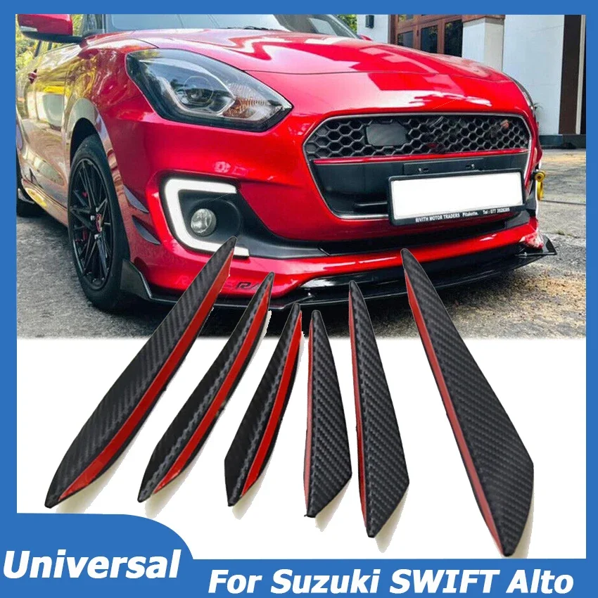 

For Suzuki Swift Audi A7 Bmw G82 Toyota Land Cruiser Prado 120 Universal Front Bumper Decoration Splitter Sticker Car Tuning