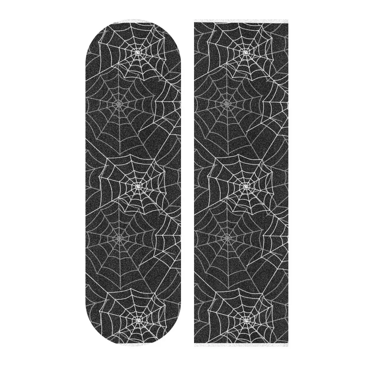 Spider Web Print Skateboard Grip Tape Sheet Design Deck Sandpaper Longboard Griptape Non Slip Tape Waterproof Scooter Grip Tape