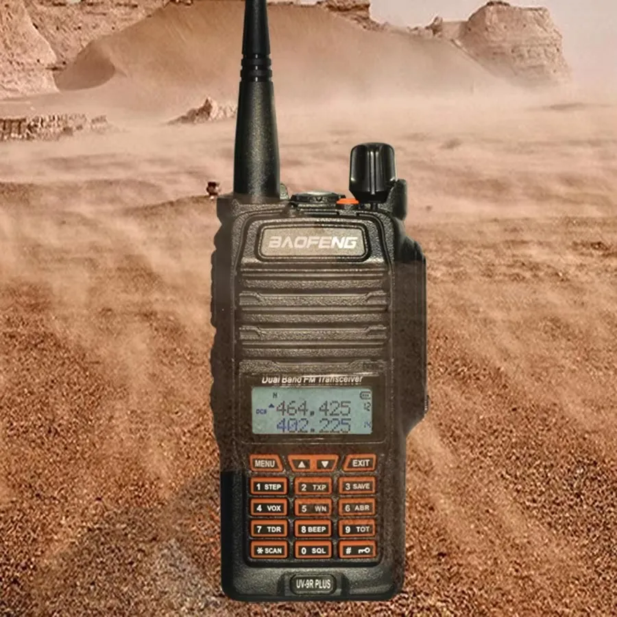 Baofeng UV-9R Plus Walkie Talkie IP68 Waterproof Dual Band 10KM Long Range Portable VHF/UHF Transceiver CB Hunting Ham Radio image 4