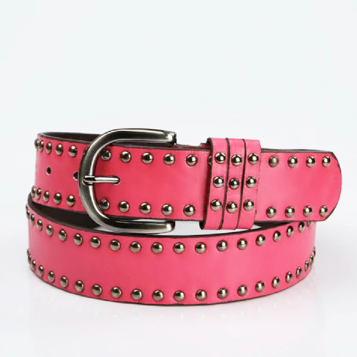 

Punk Punk Rock Rivet Belt Punk Belt Leather Belt for Fashion Accessories Women Party